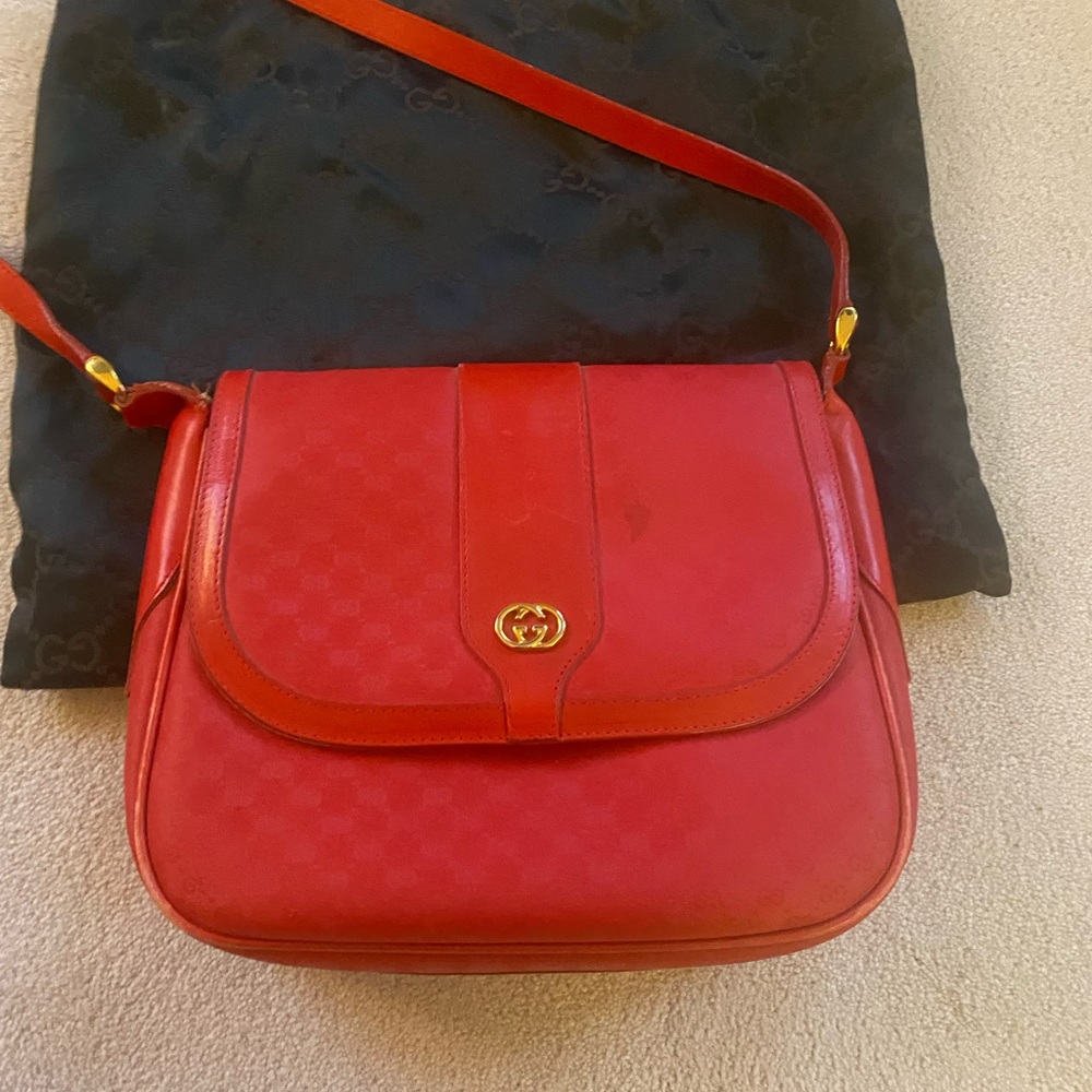 Authentic Vintage Gucci Crossbody Purse